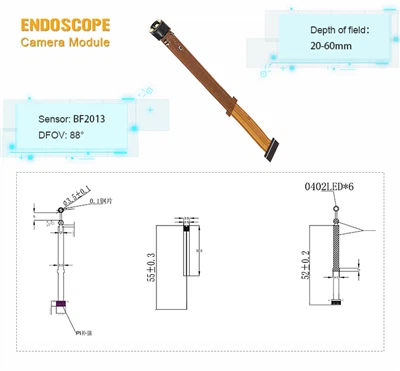 BF2013 Modúl ceamara endoscope braiteora le haghaidh braite plaic fiaclóireachta